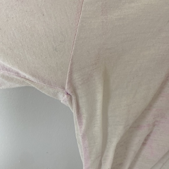 Urban Nation Palm Springs pink distressed style lightweight t-shirt top - Picture 4 of 10